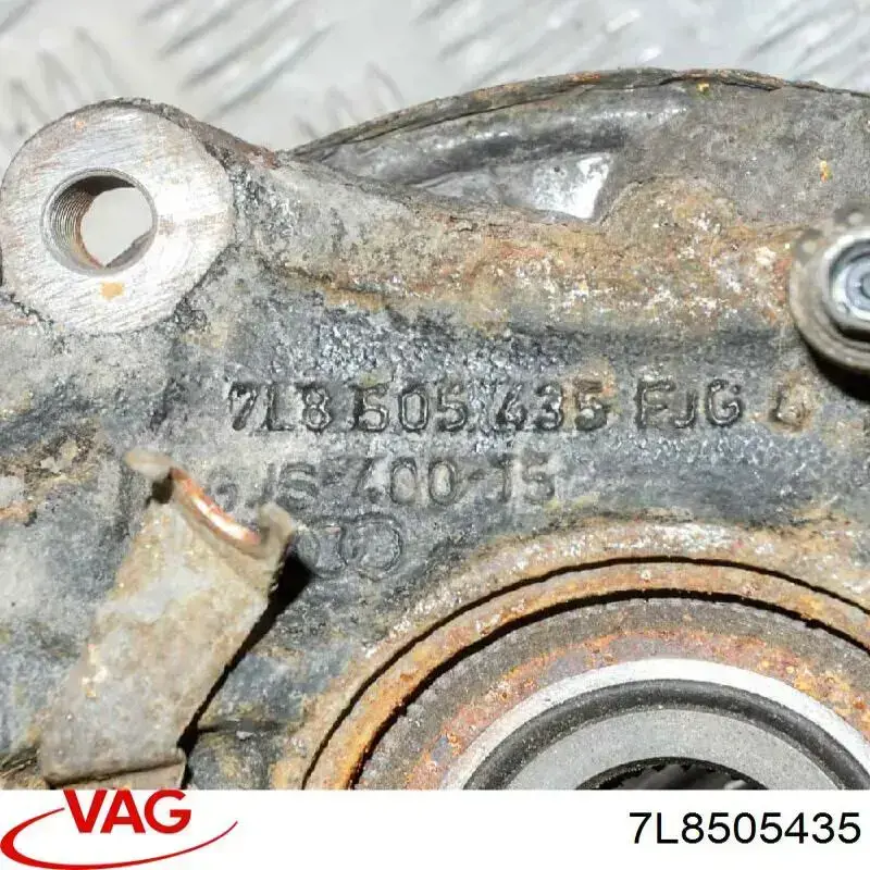 Compre 7L8505435 VAG Pino moente (extremidade do eixo) traseiro esquerdo