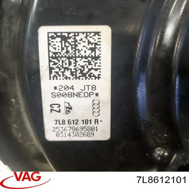 7L8612101 VAG Reforçador dos freios a vácuo