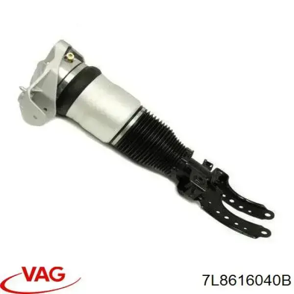 7L8616040B VAG Coxim pneumático (suspensão de lâminas pneumática) do eixo dianteiro