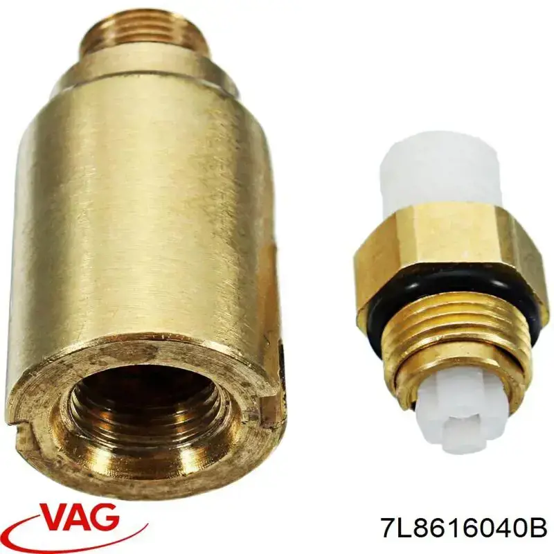 Coxim pneumático (suspensão de lâminas pneumática) do eixo dianteiro VAG 7L8616040B preço, a partir de 271,34 USD