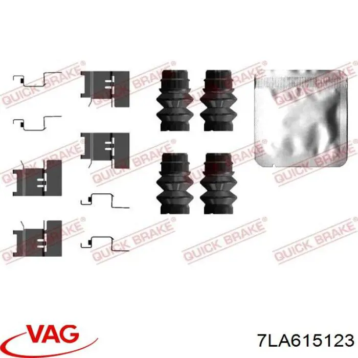 Pistão de suporte do freio dianteiro VAG 7LA615123 preço, a partir de 22,31 USD