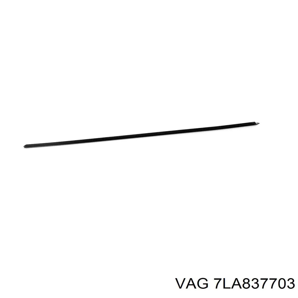 Moldura de vidro deslizante da porta dianteira esquerda VAG 7E0837703 preço, a partir de 75,30 USD