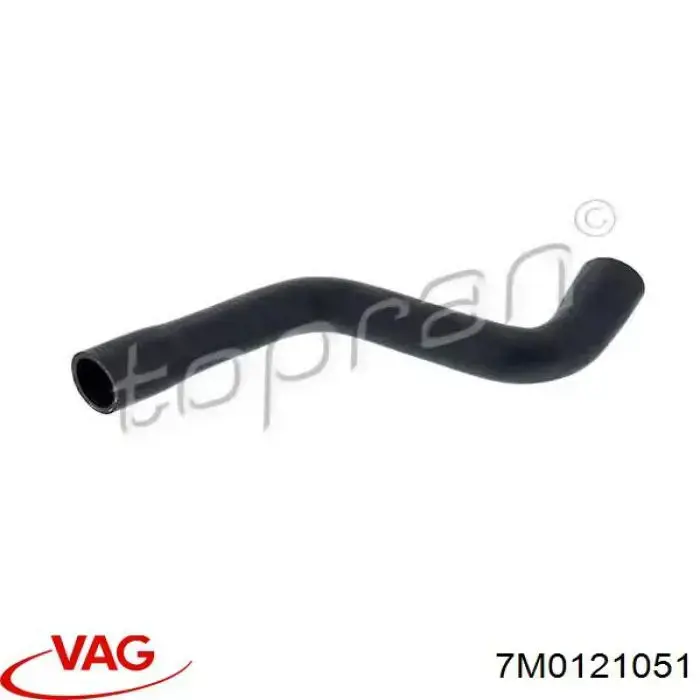 Compre 7M0121051 VAG Mangueira (cano derivado) inferior do radiador de esfriamento
