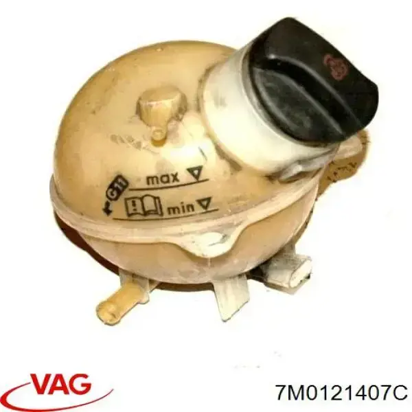 7M0121407C VAG Tanque de expansão do sistema de esfriamento