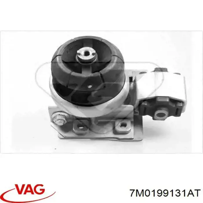 7M0199131AT VAG Coxim (suporte) esquerdo de motor