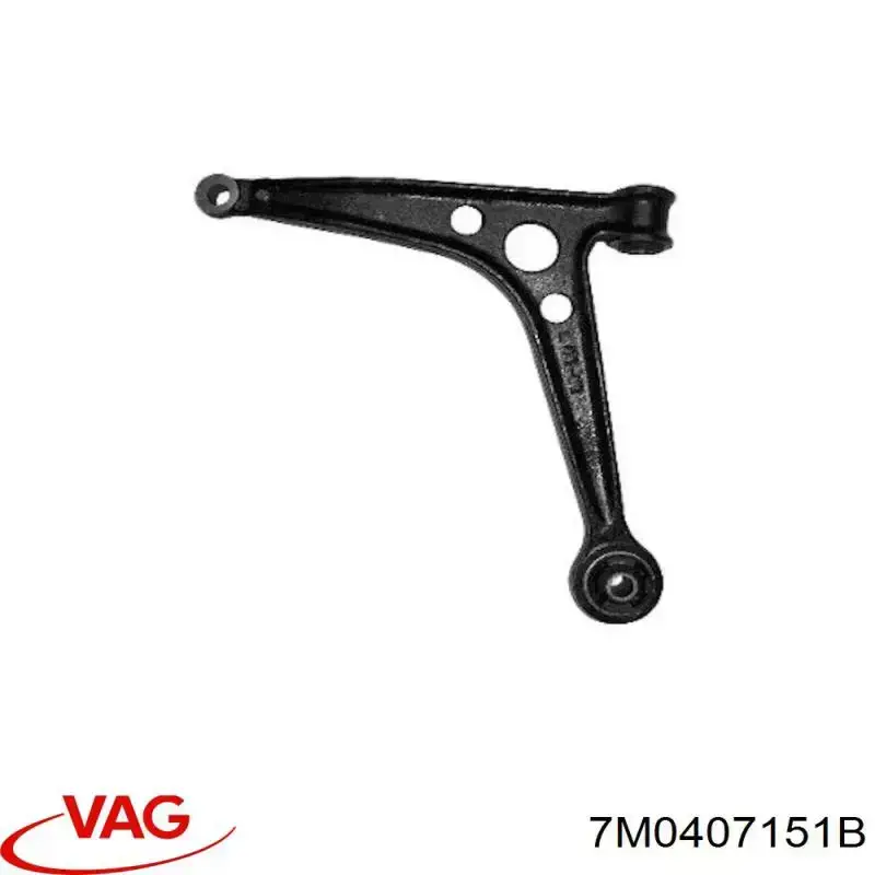 Braço oscilante inferior esquerdo de suspensão dianteira VAG 7M0407151B preço, a partir de 81,86 USD