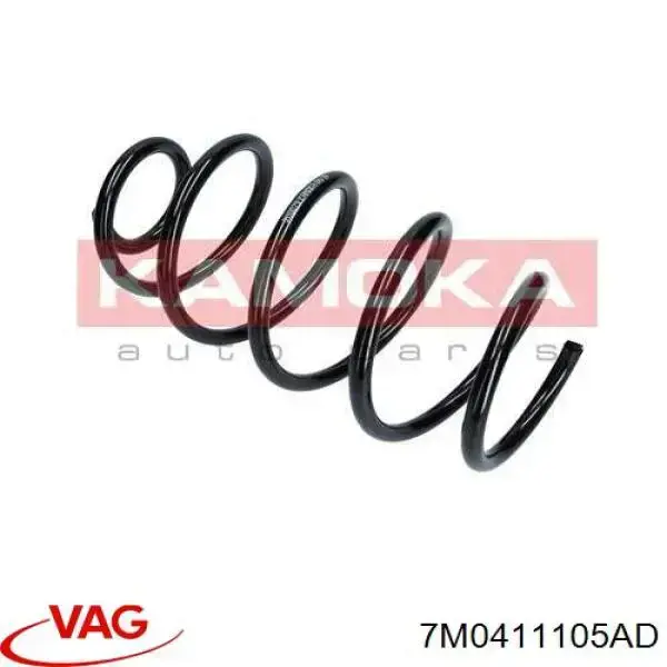 Mola dianteira VAG 7M0411105AD preço, a partir de 22,90 USD