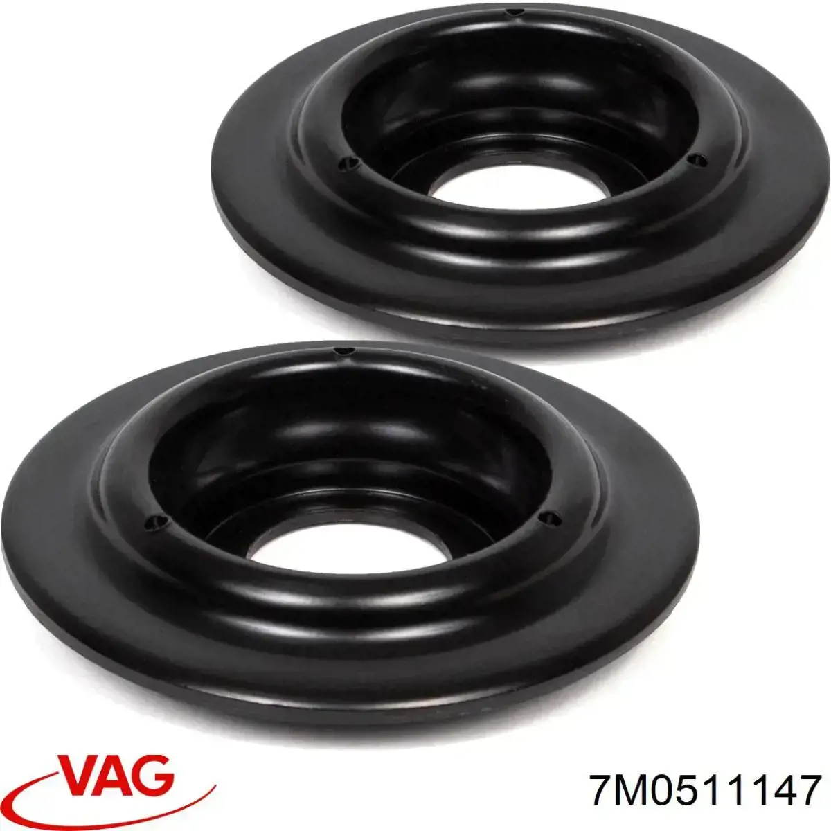 Compre 7M0511147 VAG Espaçador (anel de borracha) da mola traseira superior