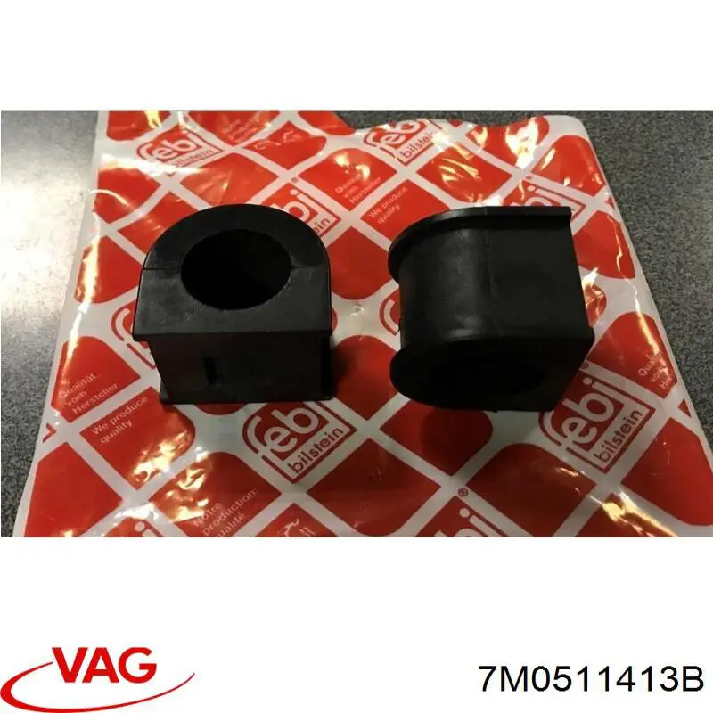 Compre 7M0511413B VAG Bucha de estabilizador traseiro