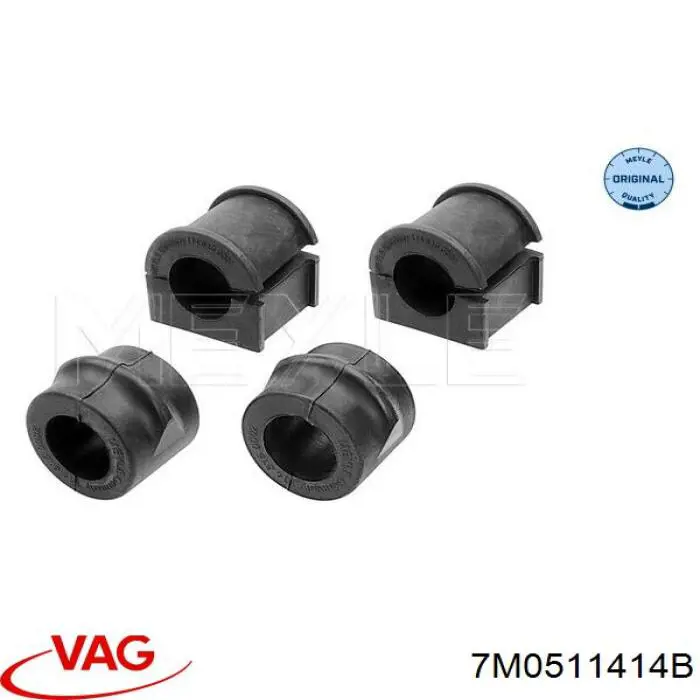 Bucha externa de estabilizador traseiro VAG 7M0511414B preço, a partir de 3,87 USD