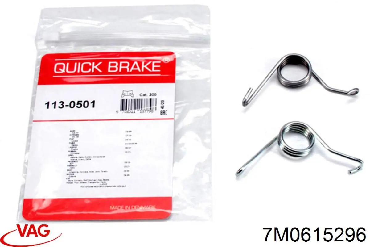 Fechadura de mola de suporte VAG 7M0615296 preço, a partir de 4,87 USD