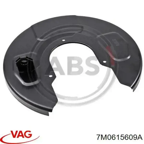 Proteção esquerda do freio de disco traseiro VAG 7M0615609A preço, a partir de 26,60 USD