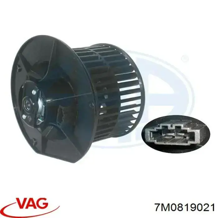 7M0819021 VAG Motor traseiro de ventilador de forno (de aquecedor de salão)