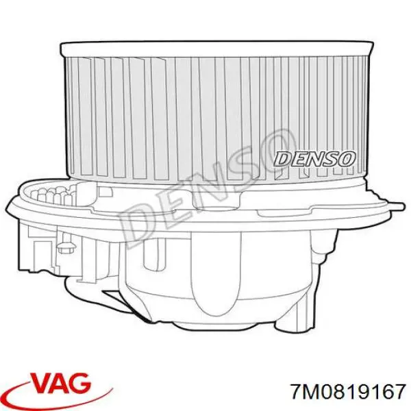 Motor traseiro de ventilador de forno (de aquecedor de salão) VAG 7M0819167 preço, a partir de 46,05 USD