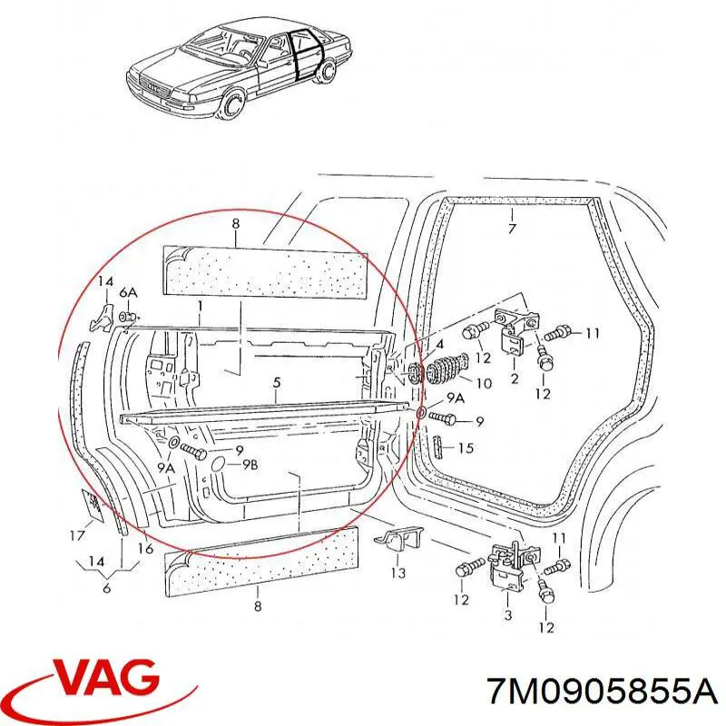 Compre 7M0905855A VAG 