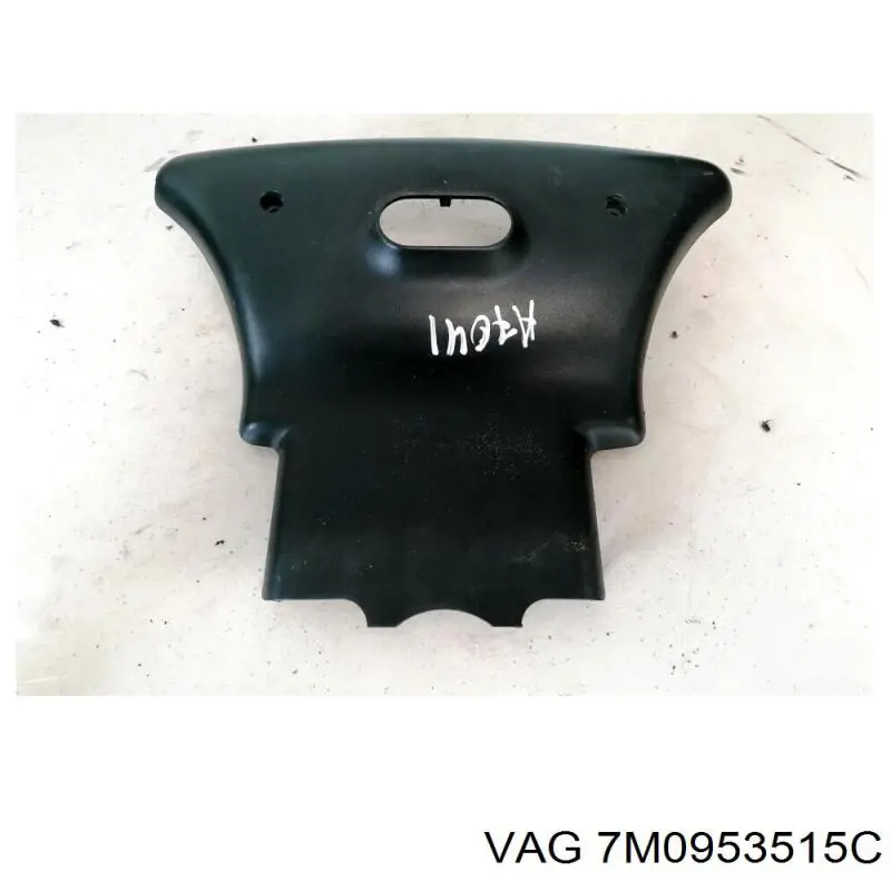 7M0953515C VAG Placa sobreposta da coluna de direção