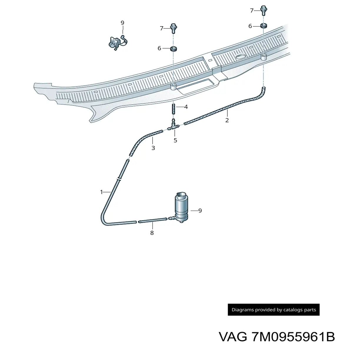 Compre 7M0955961B VAG 