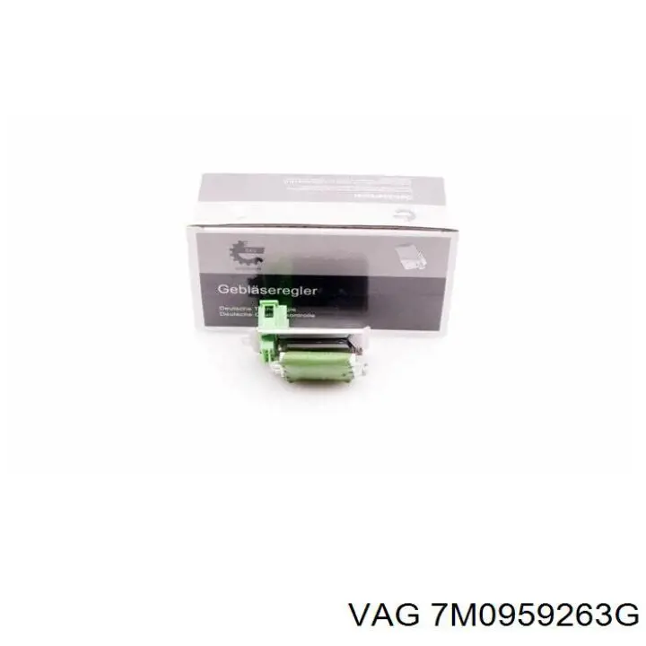 Compre 7M0959263 VAG Resistor (resistência) de ventilador de forno (de aquecedor de salão)