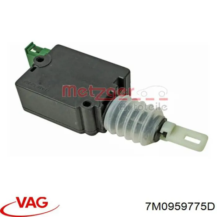 7M0959775D VAG Motor acionador de abertura/fechamento de porta-malas (de 3ª/5ª porta traseira)