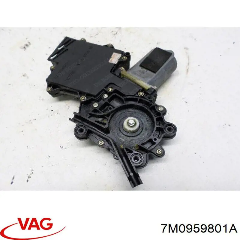 7M0959801A VAG Motor de acionamento de vidro da porta dianteira esquerda