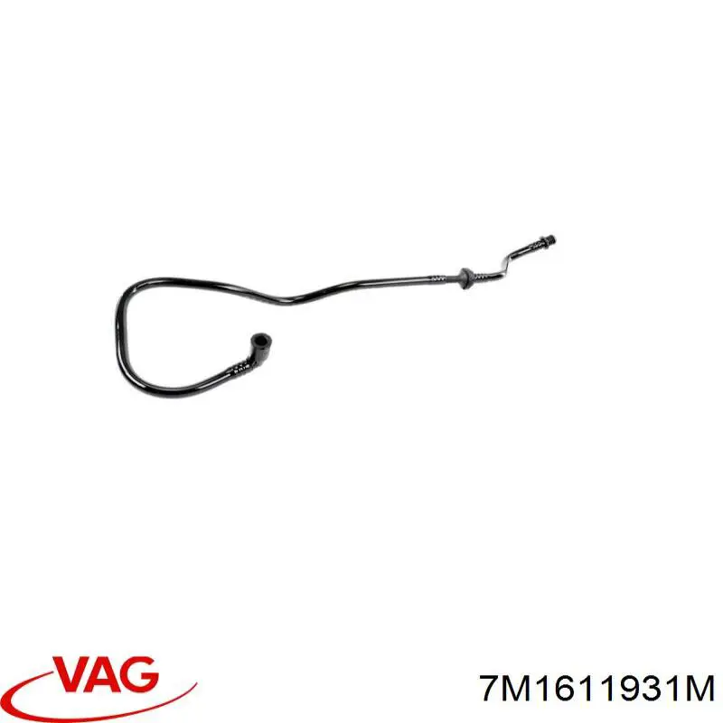 7M1611931M VAG Tubo de impulsionador de vácuo dos freios