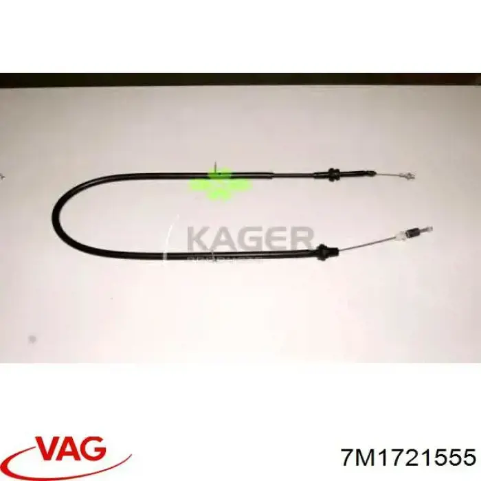 Cabo/pedal de gás (de acelerador) para Volkswagen Sharan I 7M8, 7M9, 7M6