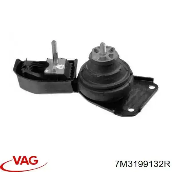 Coxim (suporte) direito de motor VAG 7M3199132R preço, a partir de 311,36 USD