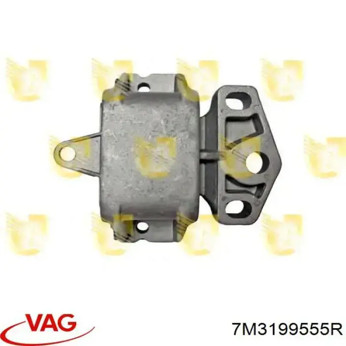 7M3199555R VAG Coxim (suporte) esquerdo de motor