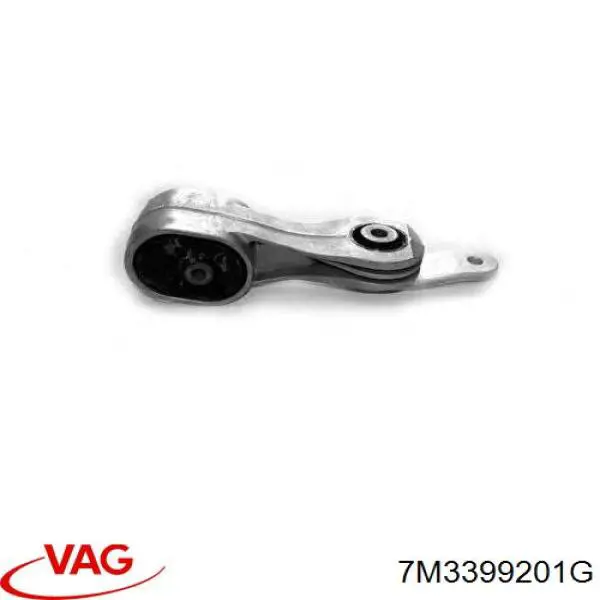 7M3399201G VAG Coxim (suporte) traseiro de motor