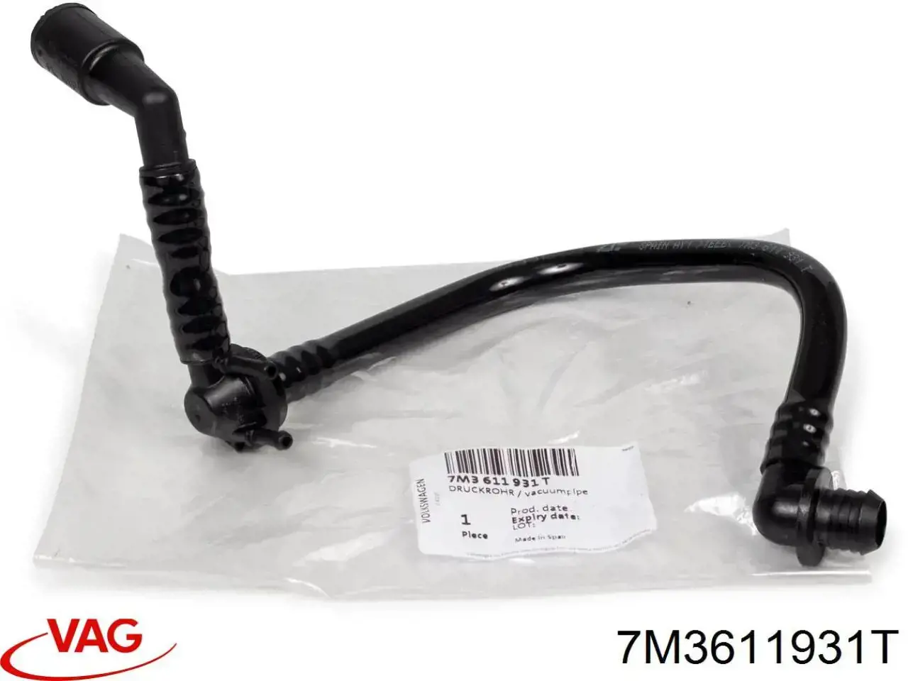 Mangueira (cano derivado) de bomba de vácuo VAG 7M3611931T preço, a partir de 91,70 USD