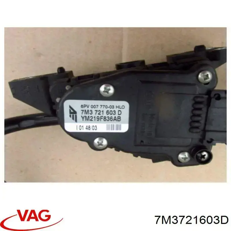 Compre 7M3721603A VAG Pedal de gás (de acelerador)