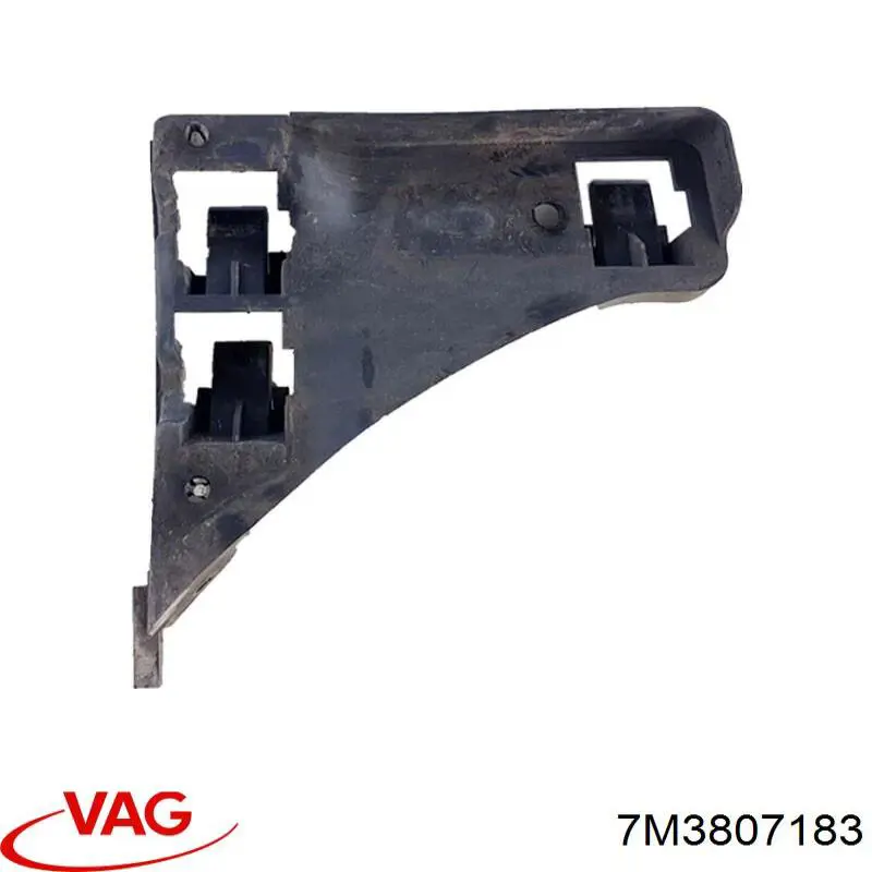7M3807183 VAG Guia do pára-choque dianteiro esquerdo