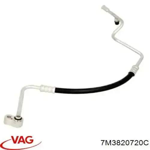 7M3820720C VAG Mangueira de aparelho de ar condicionado, desde o radiador até o vaporizador