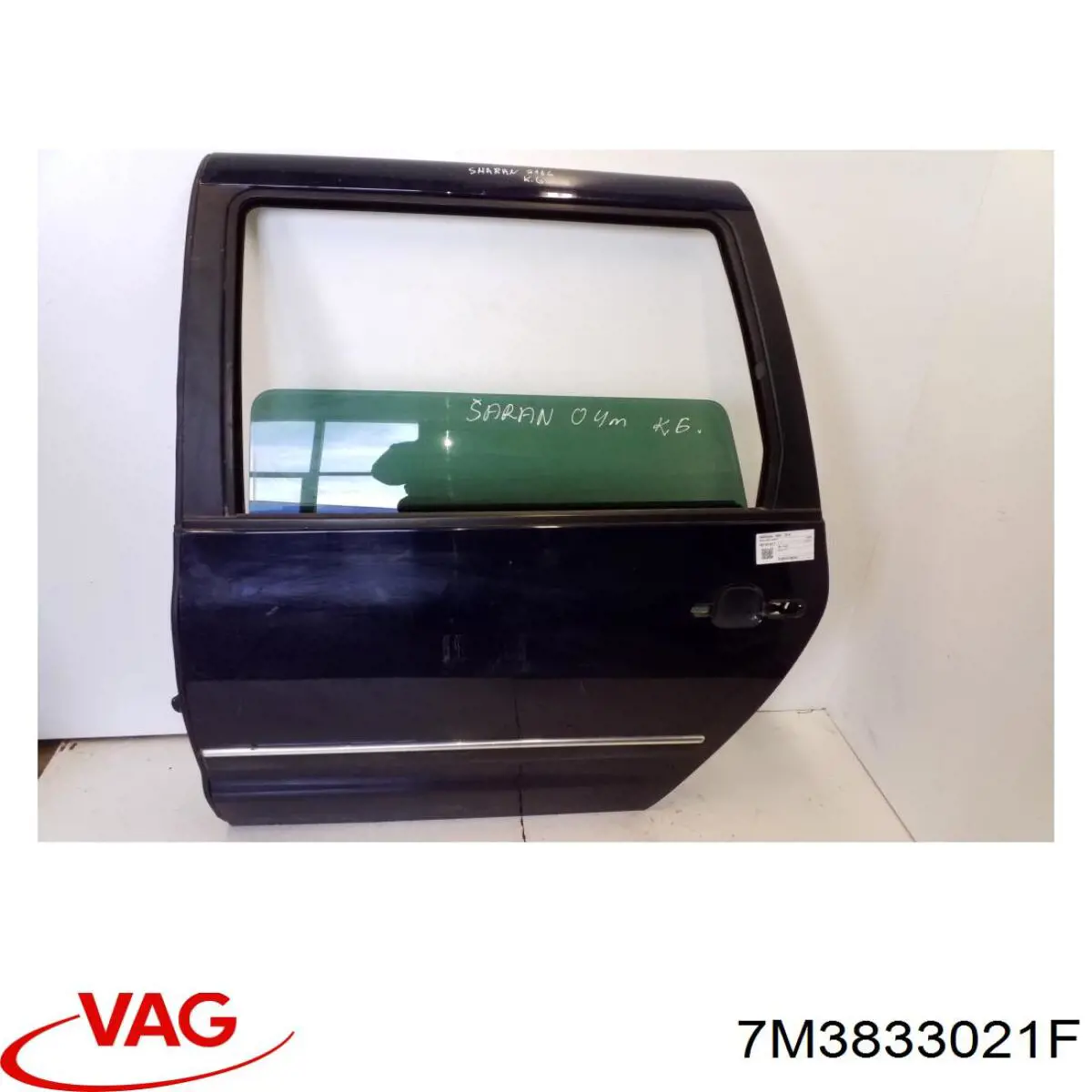 7M3833021F VAG Porta traseira esquerda