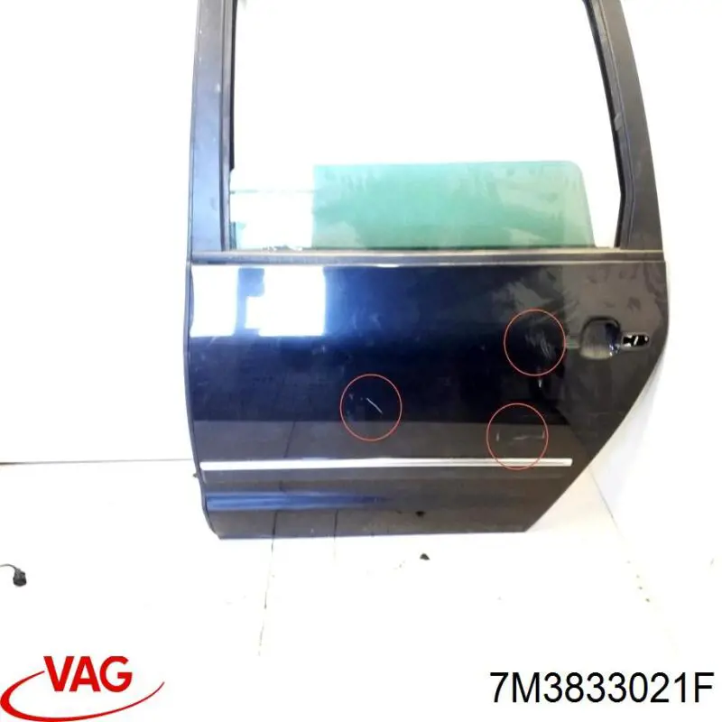 Porta traseira esquerda VAG 7M3833021F preço, a partir de 195,03 USD