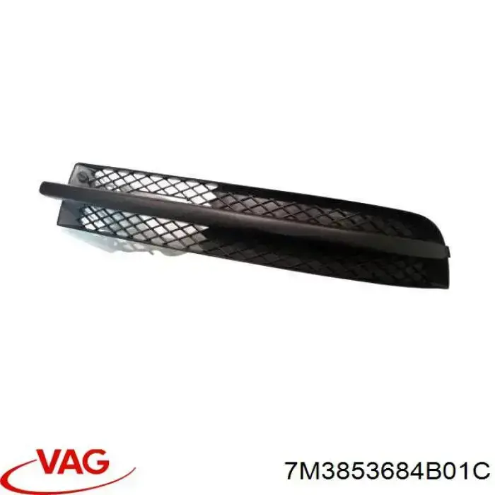 7M3853684B01C VAG Tampão (grelha) das luzes de nevoeiro do pára-choque dianteiro direito