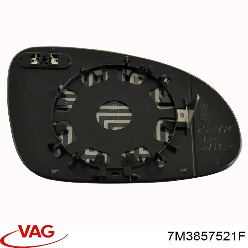 Elemento espelhado do espelho de retrovisão esquerdo VAG 7M3857521F preço, a partir de 12,46 USD