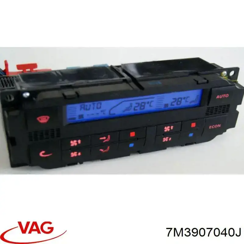 7M3907040J VAG Unidade de controlo dos modos de aquecimento/condicionamento