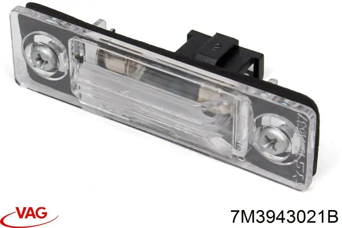 Compre 7M3943021B VAG Lanterna da luz de fundo de matrícula traseira