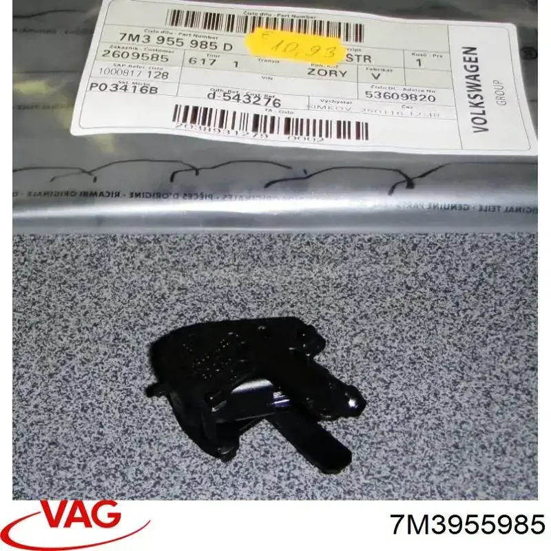 7M3955985D VAG Injetor esquerdo de fluido para lavador de pára-brisas