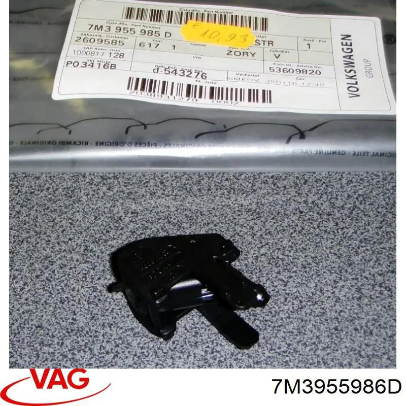 Injetor direito de fluido para lavador de pára-brisas VAG 7M3955986D preço, a partir de 29,19 USD