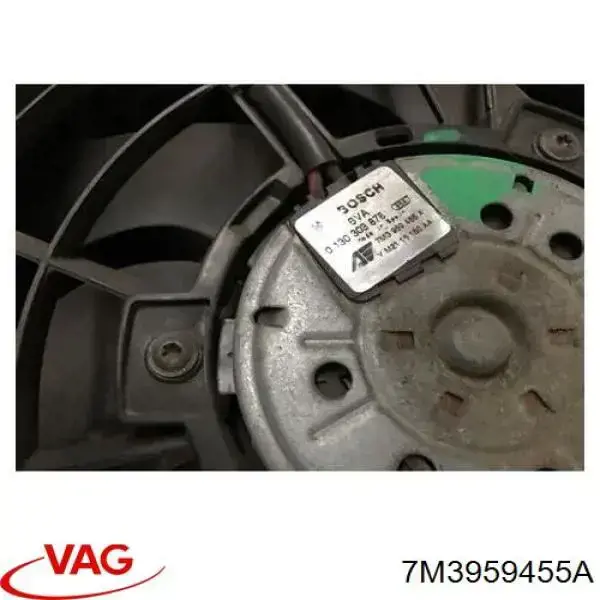 7M3959455A VAG Ventilador elétrico de esfriamento montado (motor + roda de aletas)