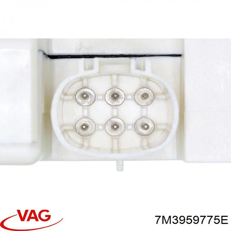 7M3959775E VAG Motor acionador de abertura/fechamento da porta