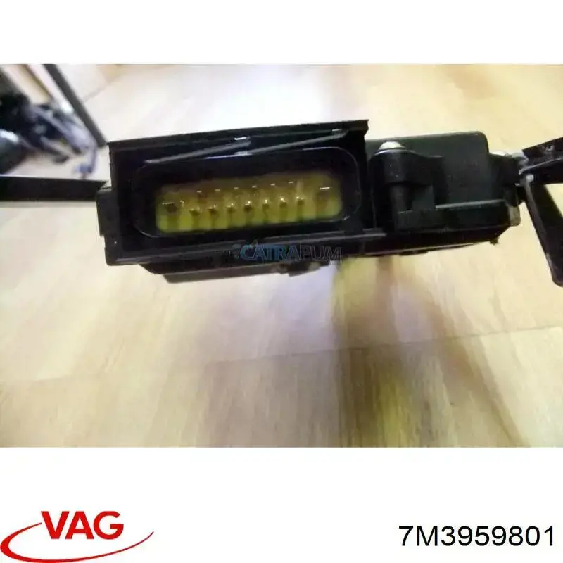 7M3959801 VAG Motor de acionamento de vidro da porta dianteira esquerda