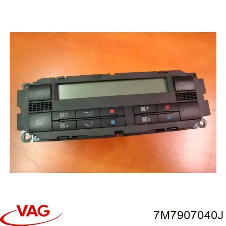7M7907040J VAG Unidade de controlo dos modos de aquecimento/condicionamento