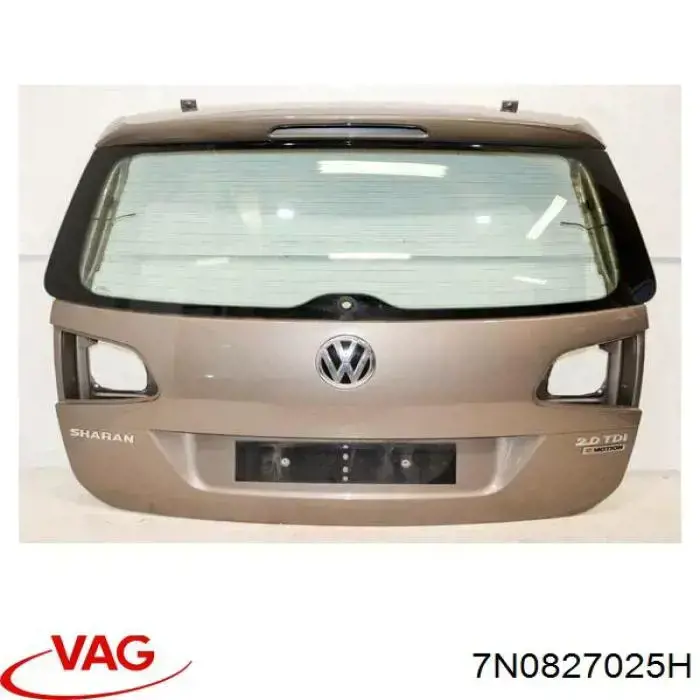 Compre 7N0827025H VAG Porta traseira (3ª/5ª porta-malas (tampa de alcapão)