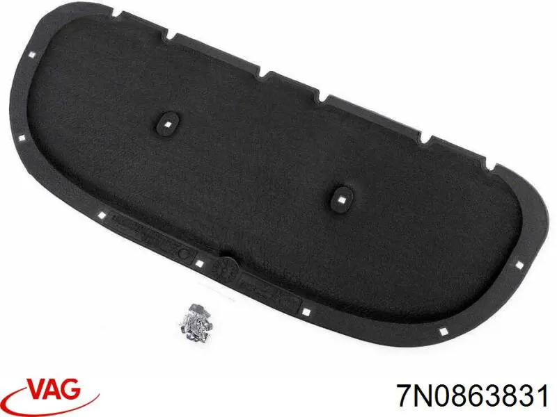 Compre 7N0863831 VAG Isolamento de ruído da capota