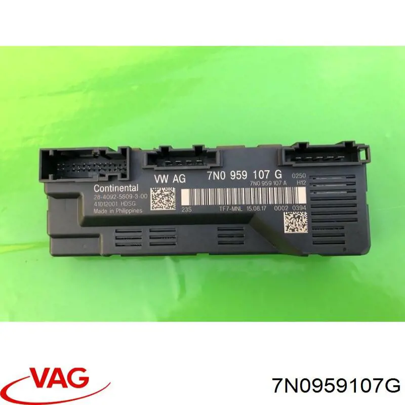 7N0959107G VAG Módulo de direção (Centralina eletrônica) de abertura de tampa de porta-malas (de 3ª/5ª porta traseira)