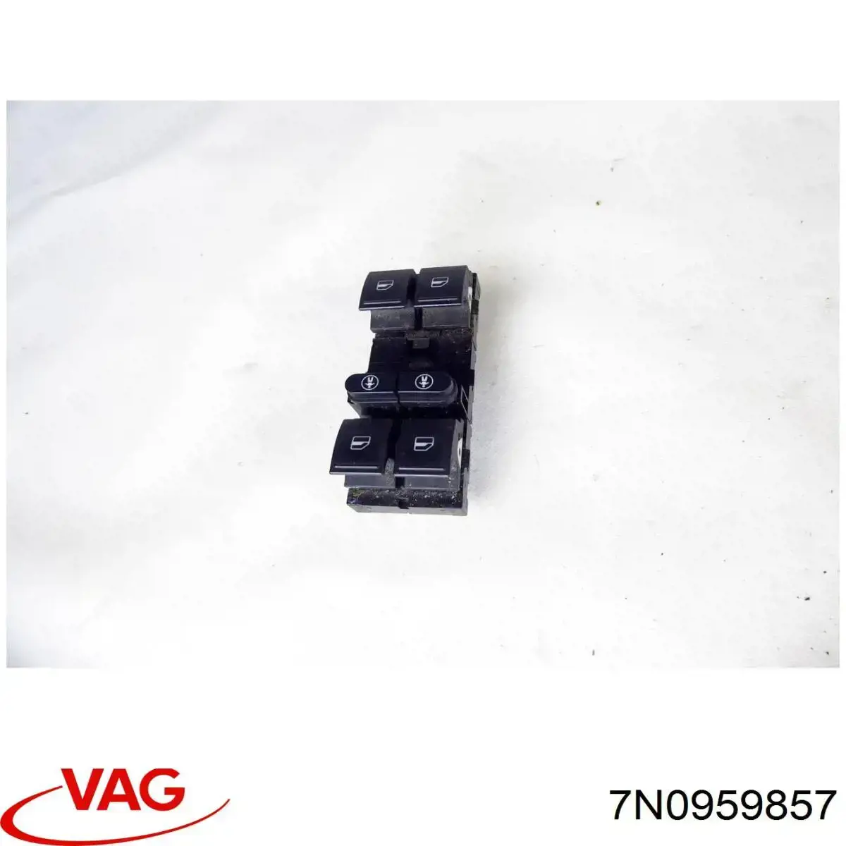 Unidade de botões dianteira esquerda de controlo de elevador de vidro VAG 7N0959857 preço, a partir de 59,59 USD