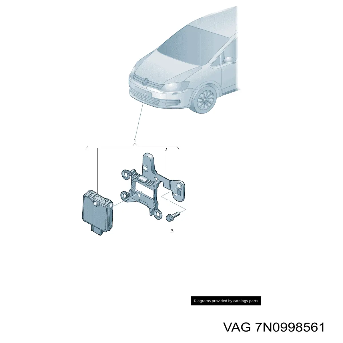  VAG 7N0998561 preço, a partir de 92,22 USD